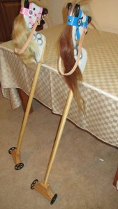  Boy's and Girl's Hobby Horses